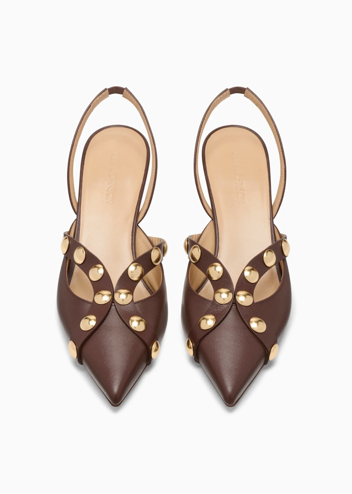 VENDOME STUDDED SLINGBACK