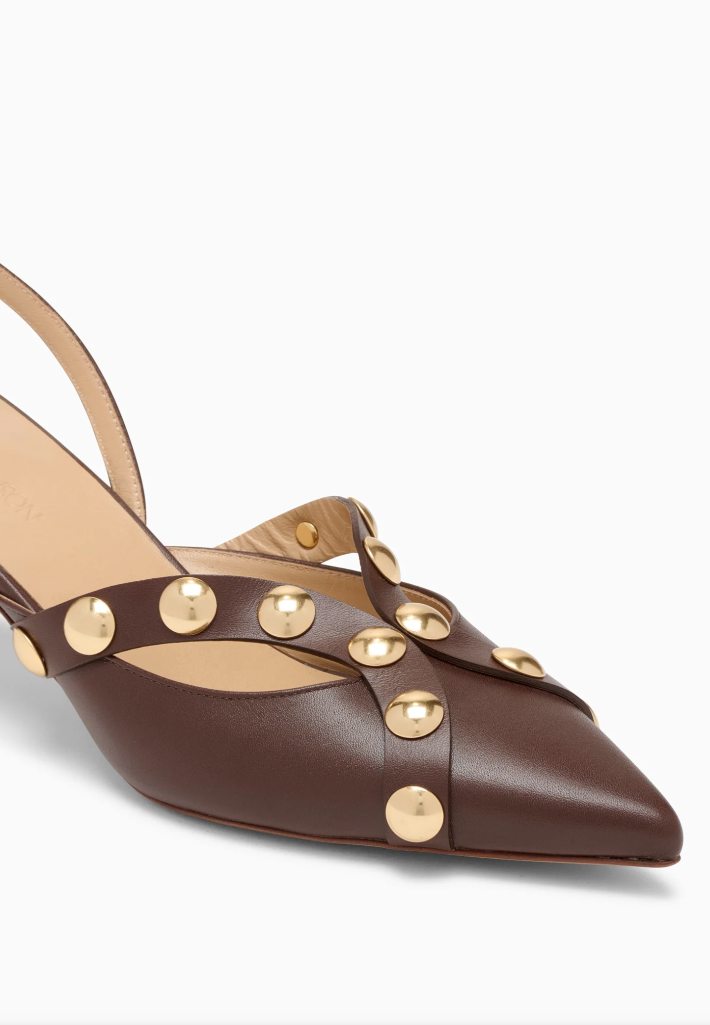 VENDOME STUDDED SLINGBACK