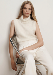 MAZZY BRUSHED CASHMERE SHELL