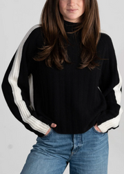 EVAN RIBBED 2 TONE MOCK