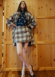 SHAWL COLLAR LONG COAT