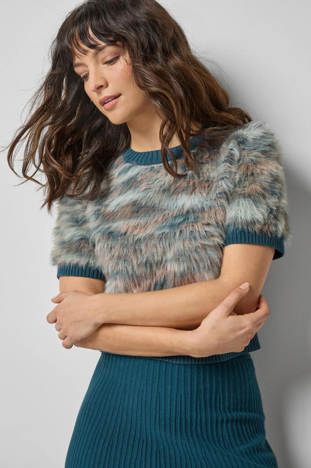 BRUSHED CREWNECK SWEATER