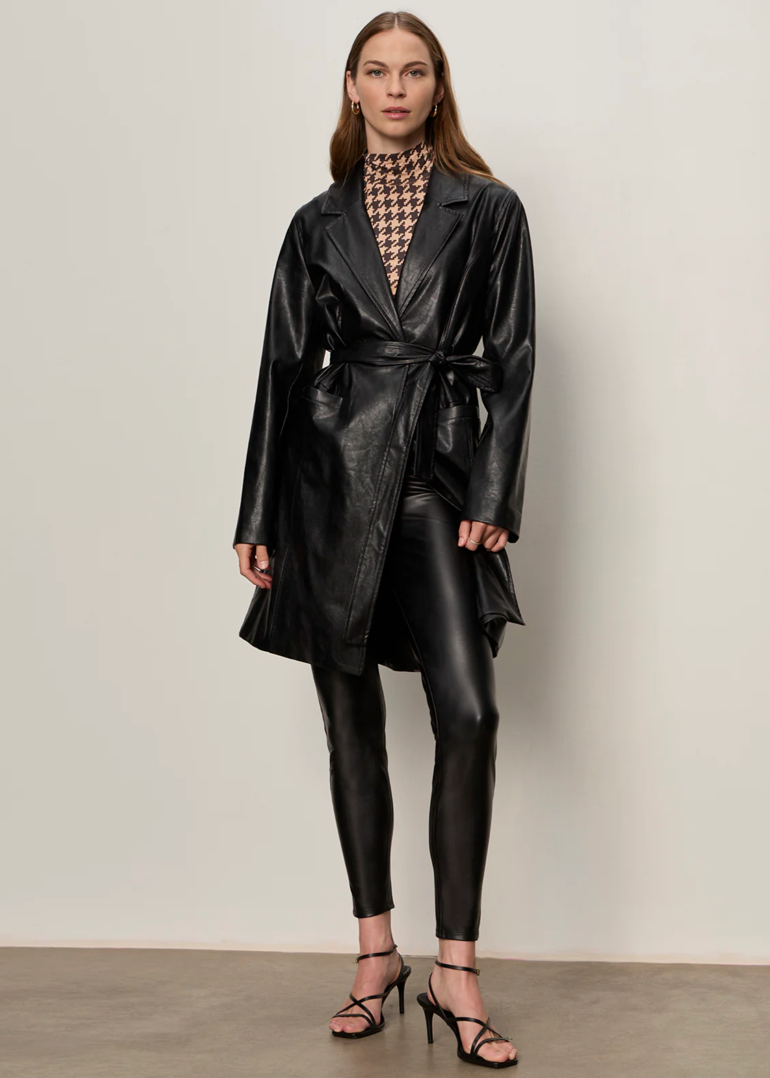 VEGAN LEATHER COAT