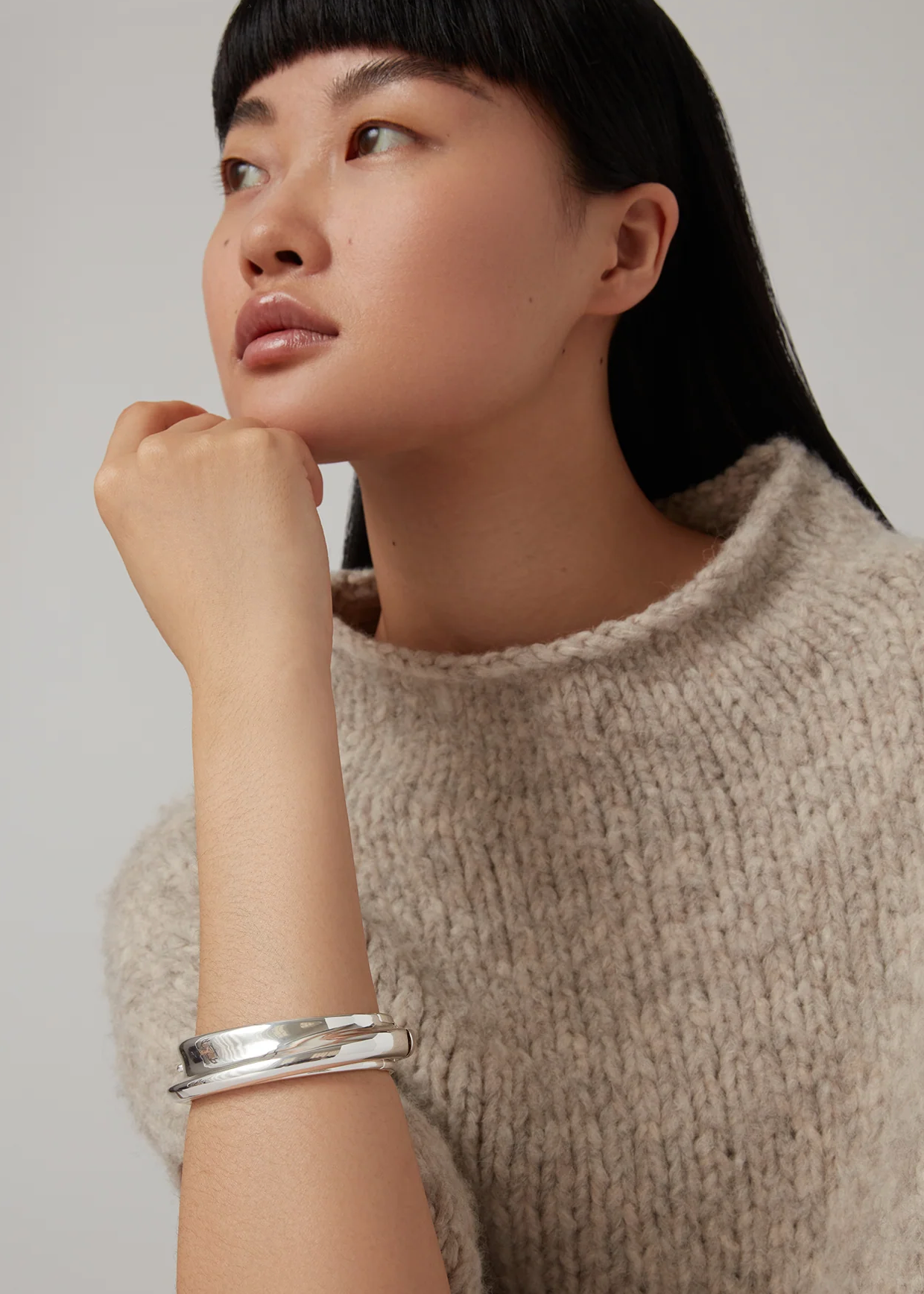 LENNON BANGLE SILVER