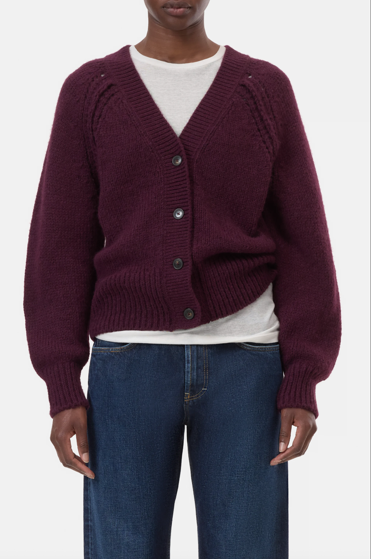 ALPACA WAIST CARDIGAN