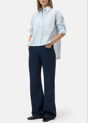 CROPPED FRONT OVERSIZED SHIRT