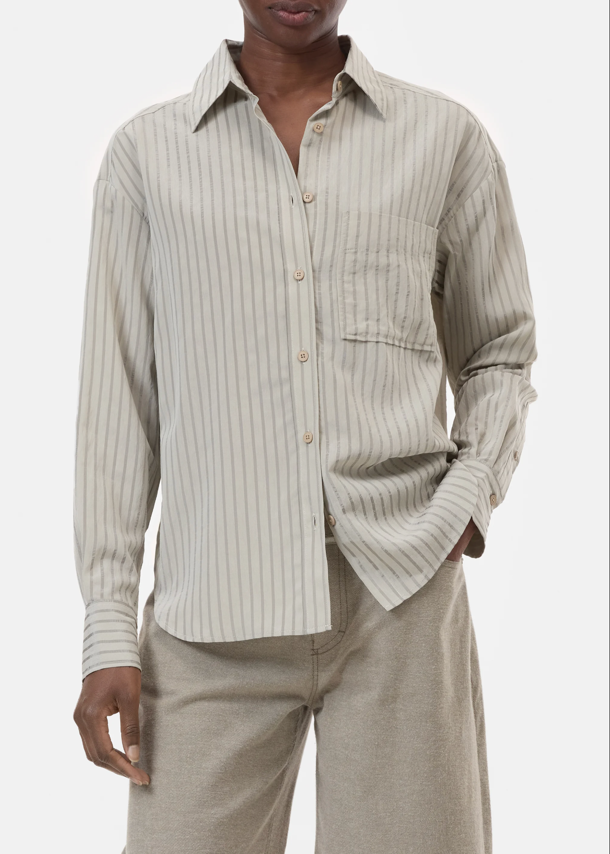 OVERSIZED STRIPED SHIRT