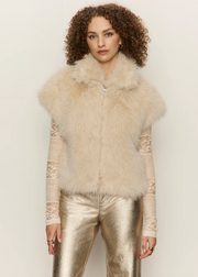 SILKY FUR VEST