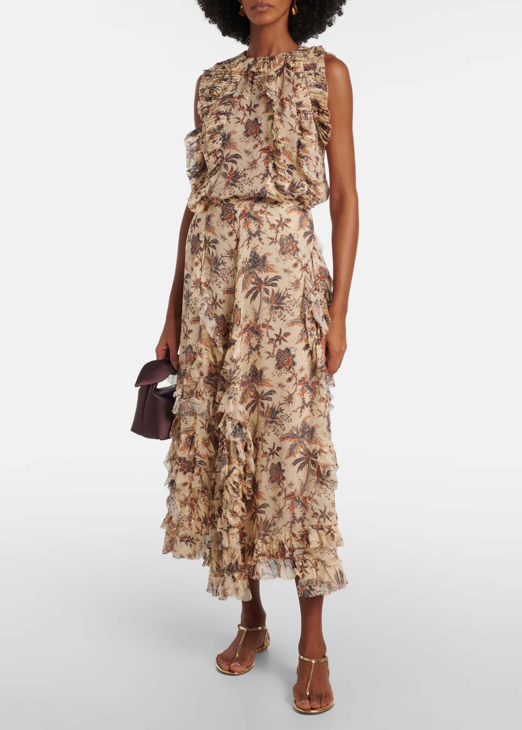 ADELE CASCADING RUFFLE SKIRT