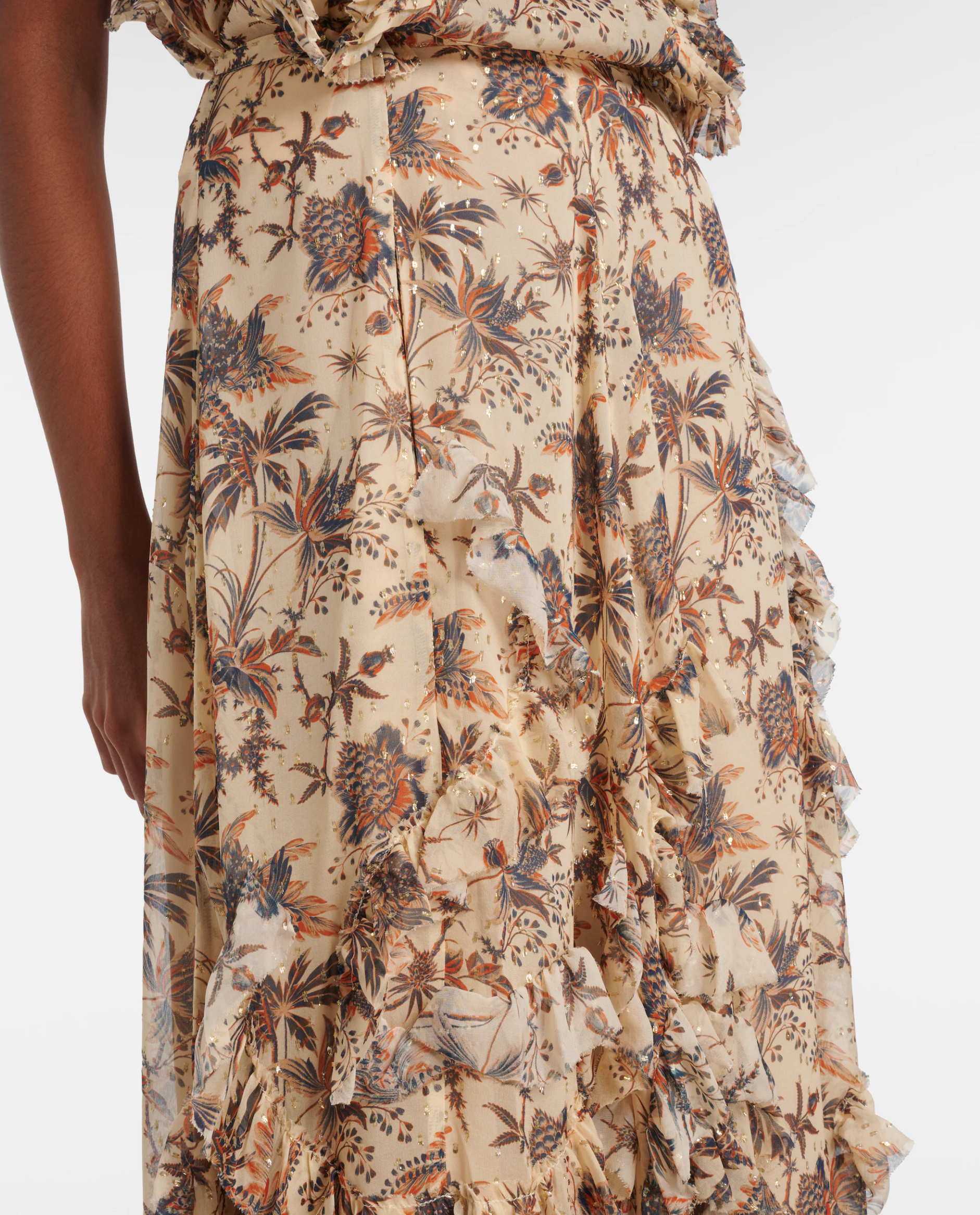 ADELE CASCADING RUFFLE SKIRT