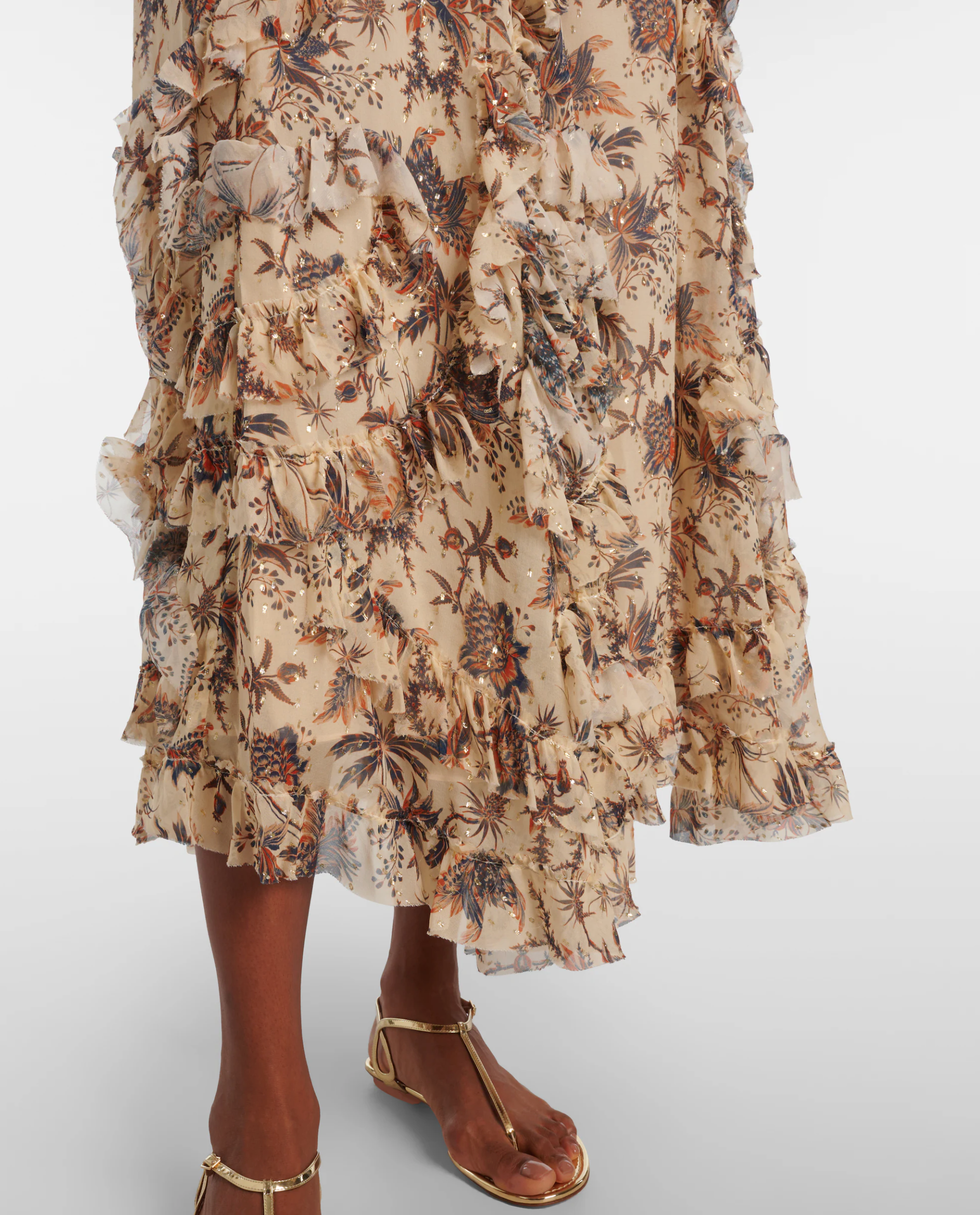 ADELE CASCADING RUFFLE SKIRT