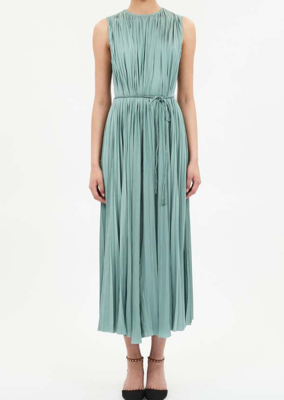 FIANNA PLEATED MIDI DRESS