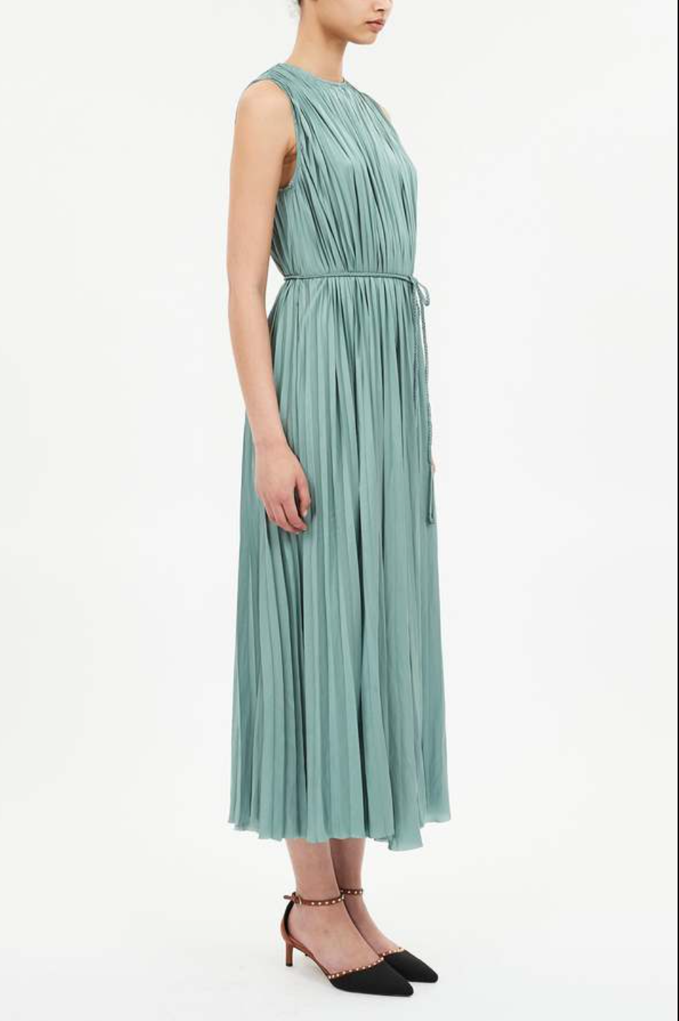 FIANNA PLEATED MIDI DRESS