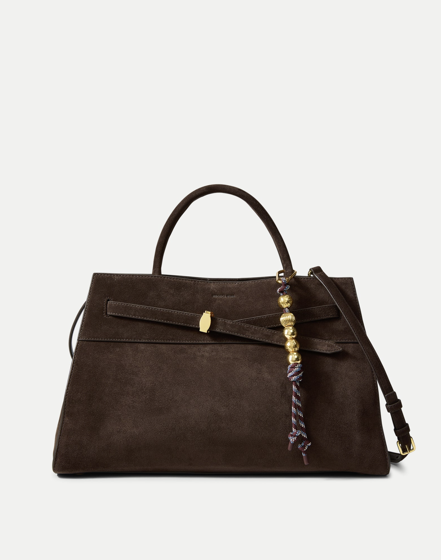 PARACORD 5 BEAD BAG CHARM RAISIN MULTI