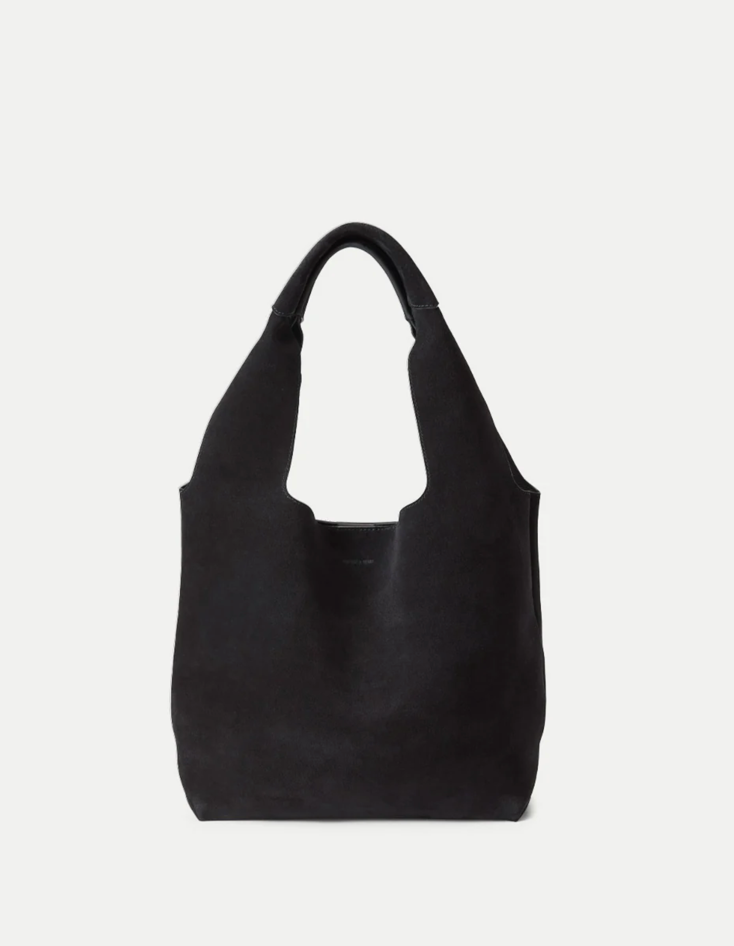 SUEDE VERONICA BEARD SWING BAG BLACK