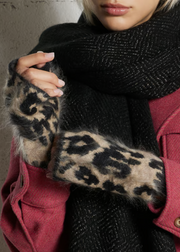 MINI SOTCHY LEOPARD MITTENS