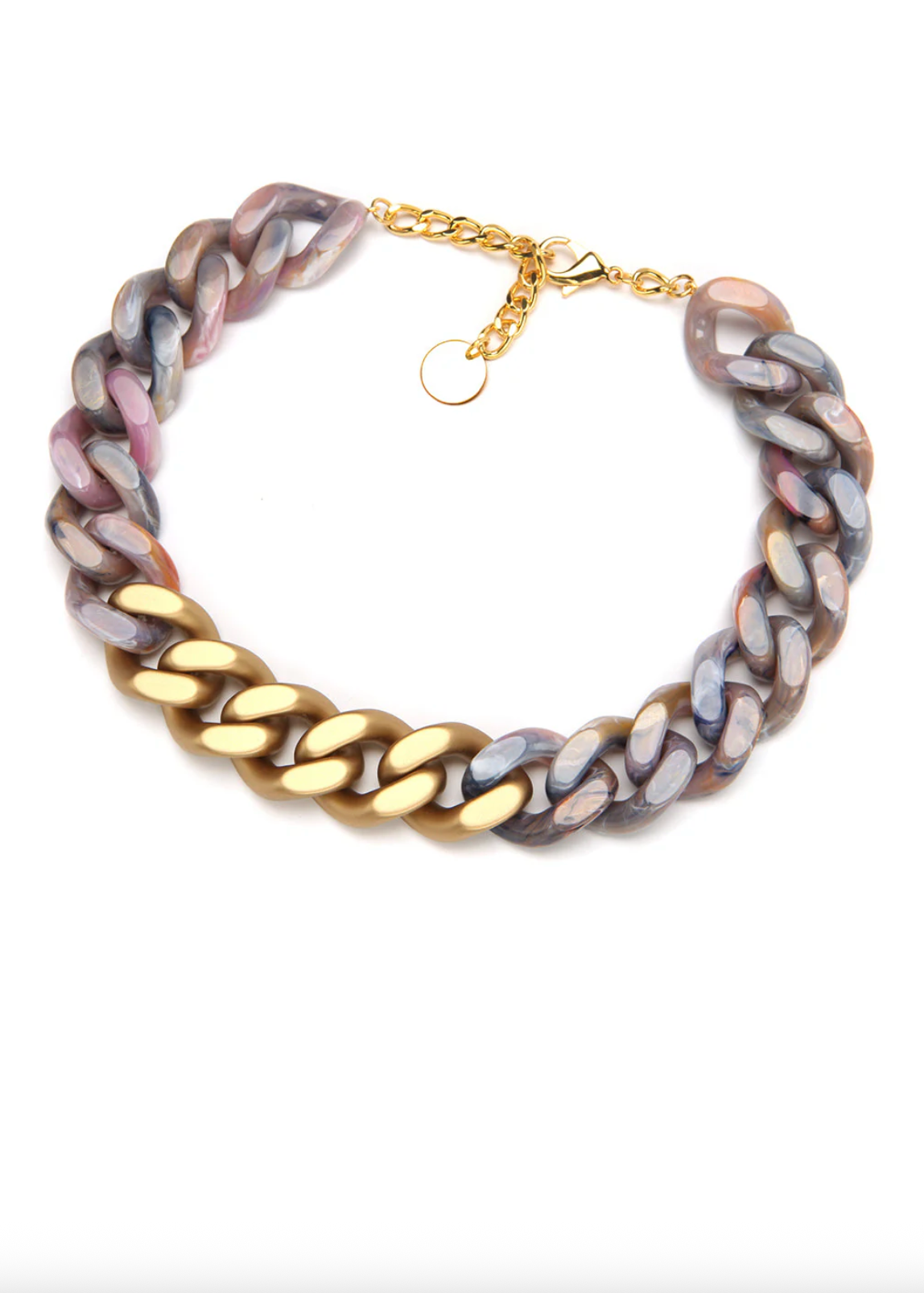 COLETTE LUCE NECKLACE PINKDENIM