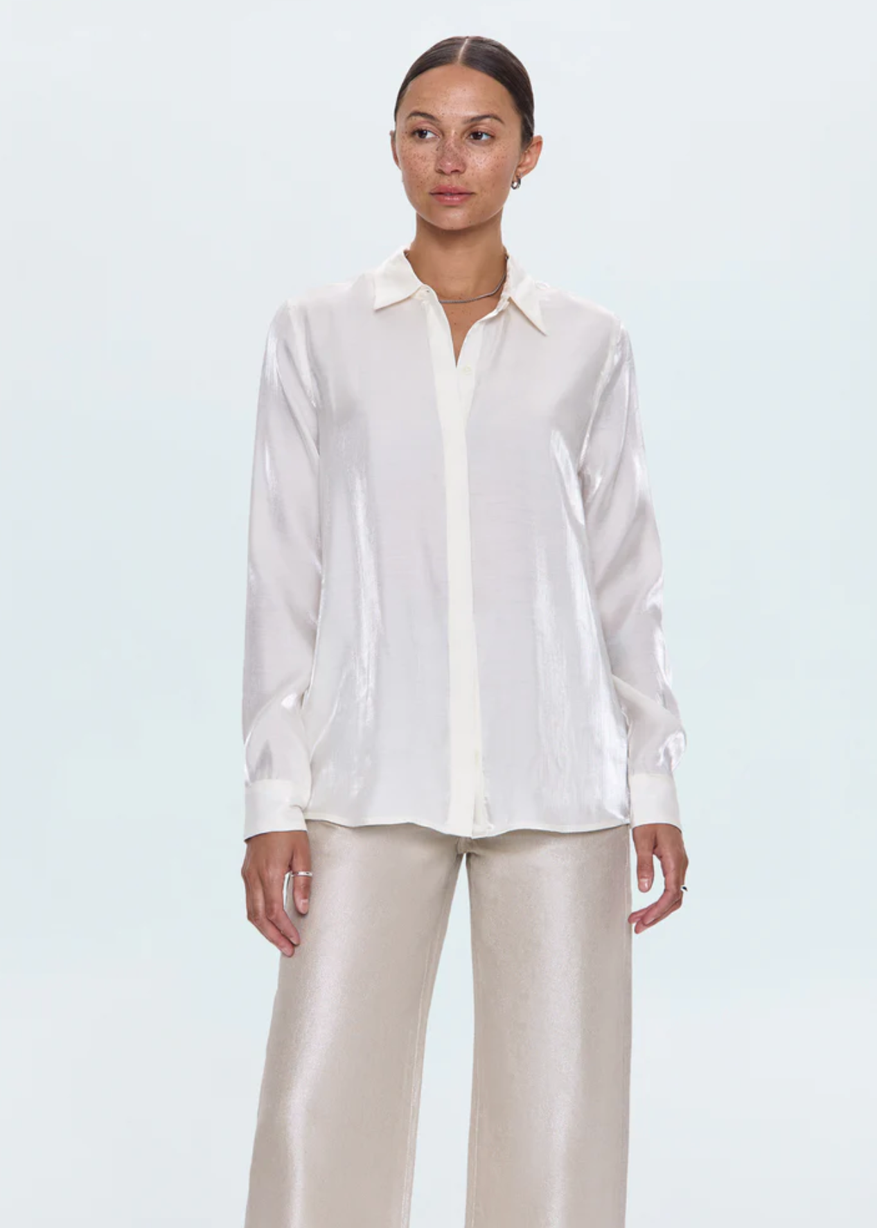 TILDA LONG SLEEVE BUTTON UP