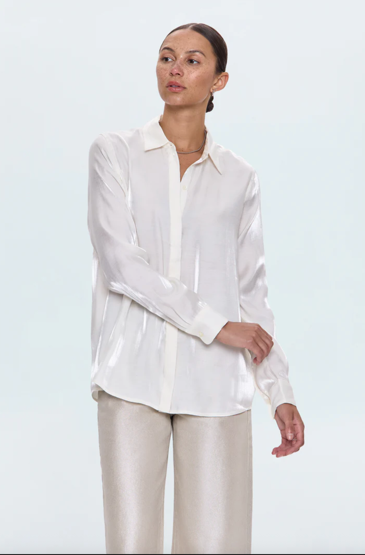 TILDA LONG SLEEVE BUTTON UP