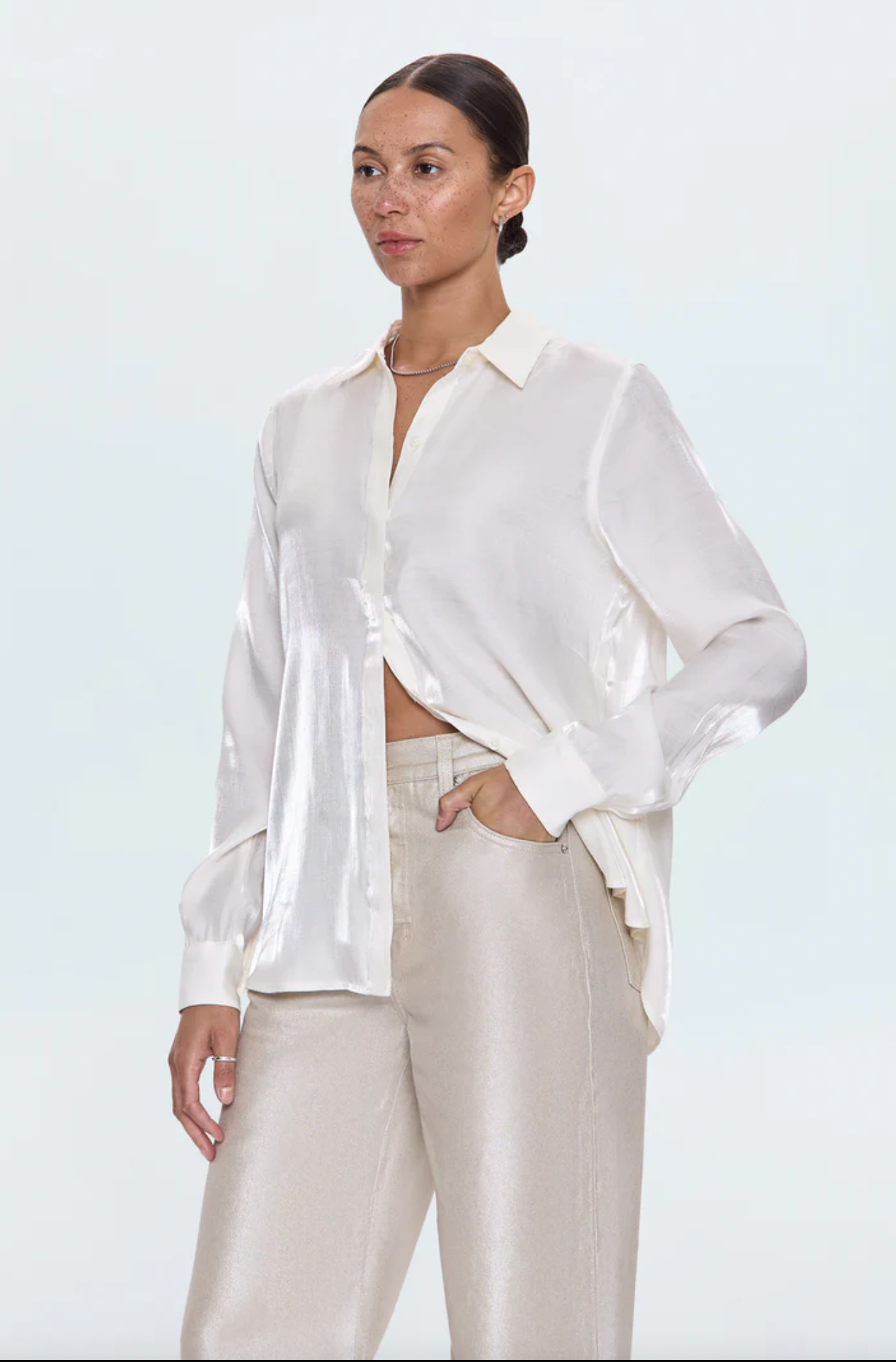 TILDA LONG SLEEVE BUTTON UP