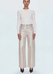 TATE HI RISE BOWED WIDE LEG