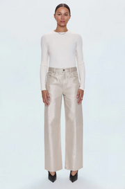 LEXI MID RISE BOWED STRAIGHT