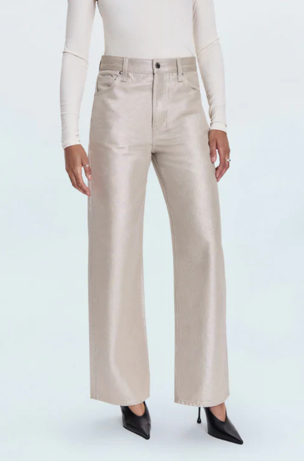 TATE HI RISE BOWED WIDE LEG