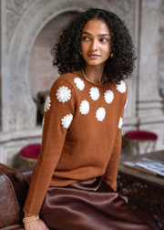 CAMELLIA EMBROIDERED SWEATER
