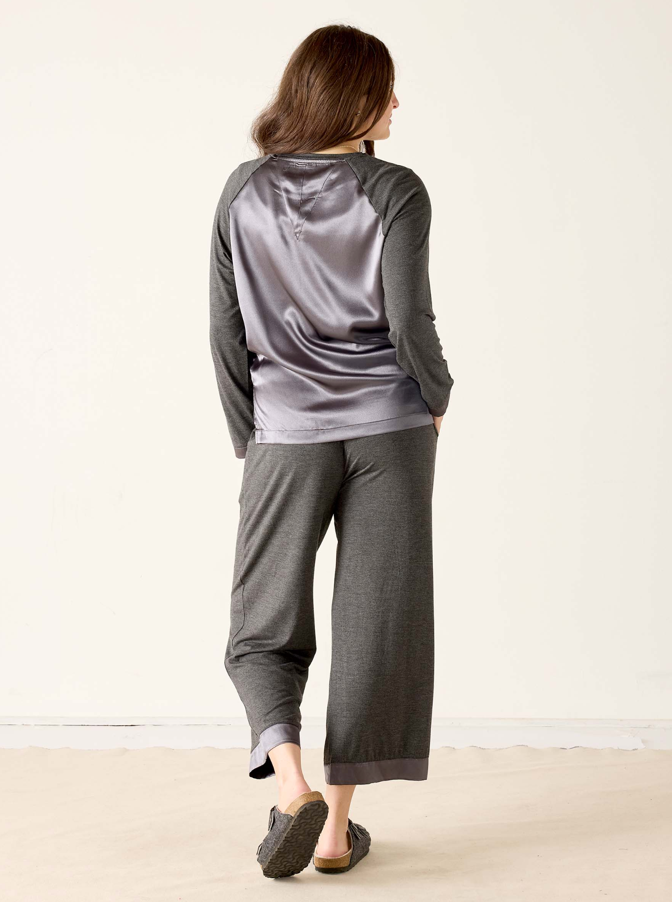 SATIN SAILOR MODAL PAJAMA SET