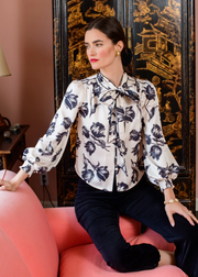 BRIT BOW BLOUSE