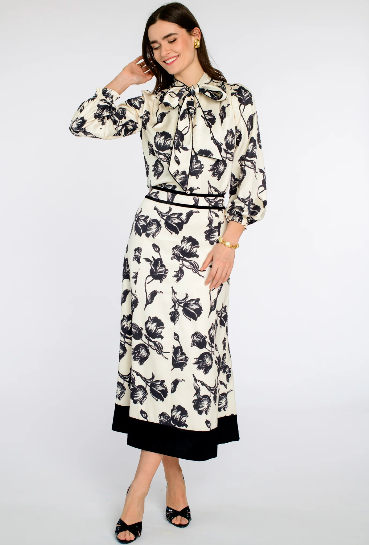 BRIT BOW BLOUSE