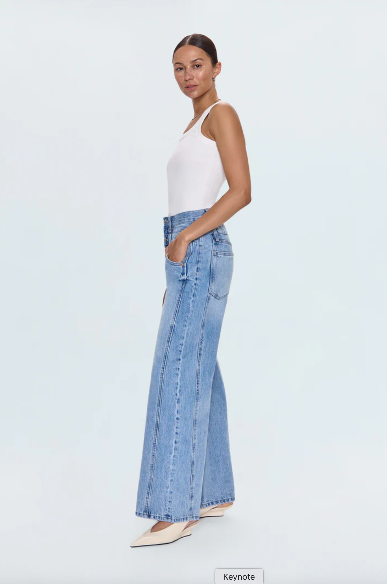 CALEB HI RISE RELAXED STACK WAIST