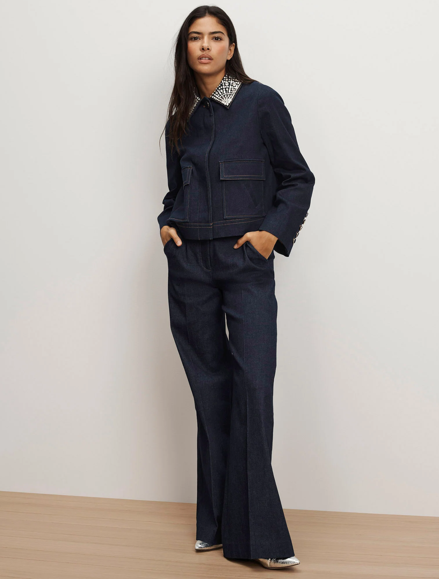 EMBELLISHED BARRINGTON JACKET