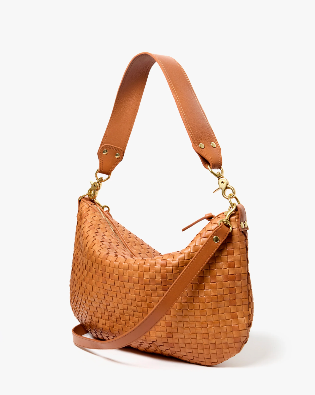 MOYEN MESSENGER WOVEN CHECKER NATURAL