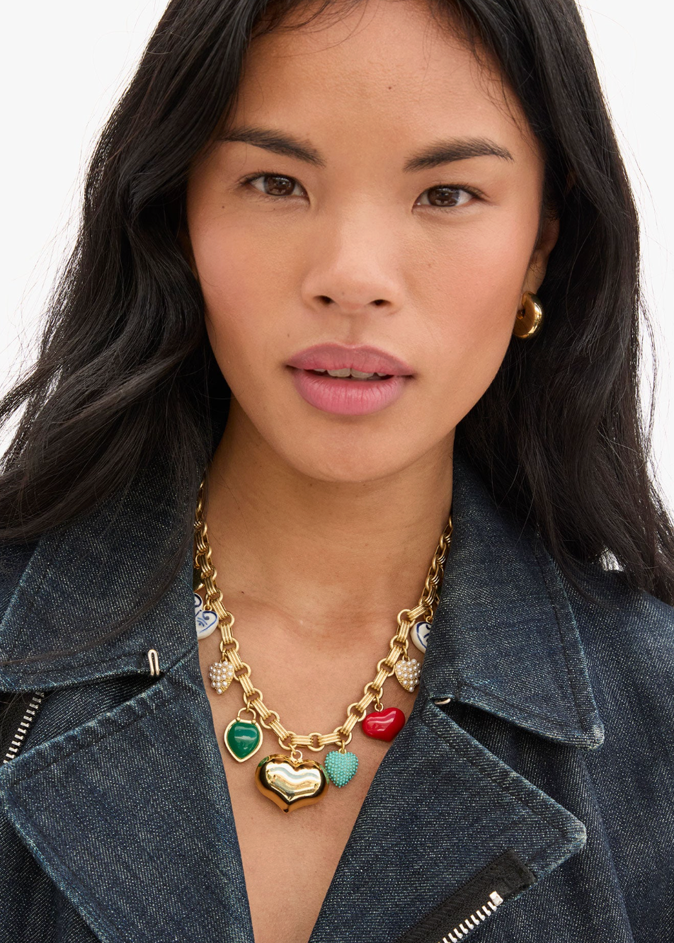 LE HEARTBREAKER NECKLACE MULTI