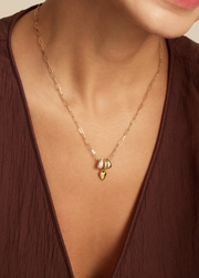 LUCY HEART CHARM NECKLACE