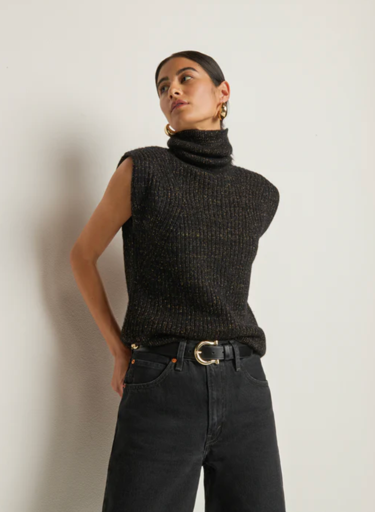 ISHA TURTLENECK TANK