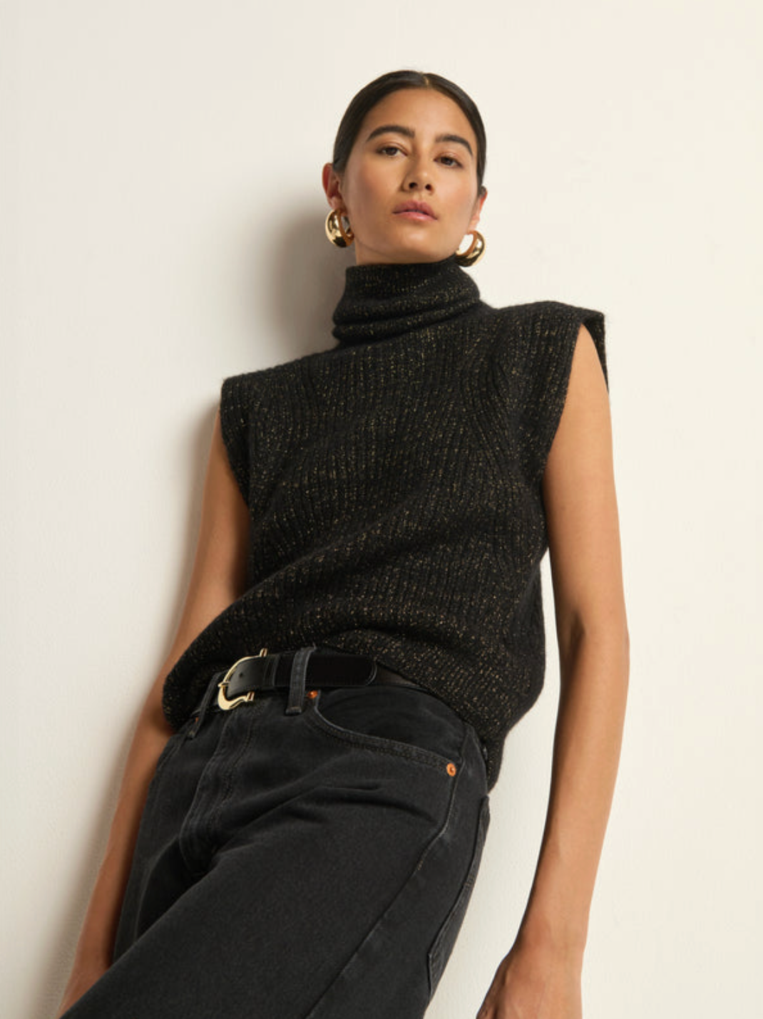 ISHA TURTLENECK TANK