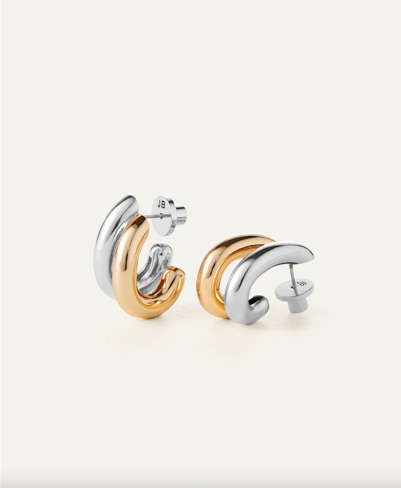 FLORENCE EARRINGS TWO TONE
