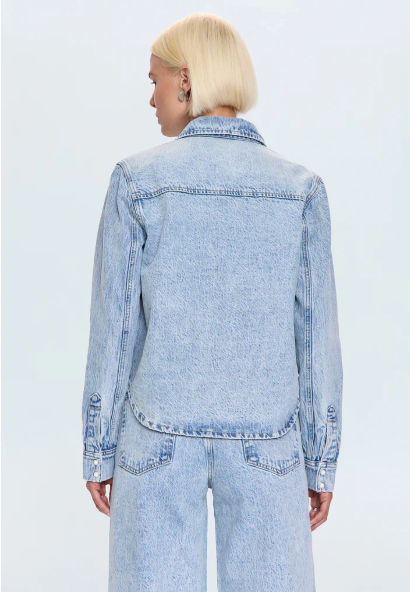 THEA SHRUNKEN DENIM SHACKET