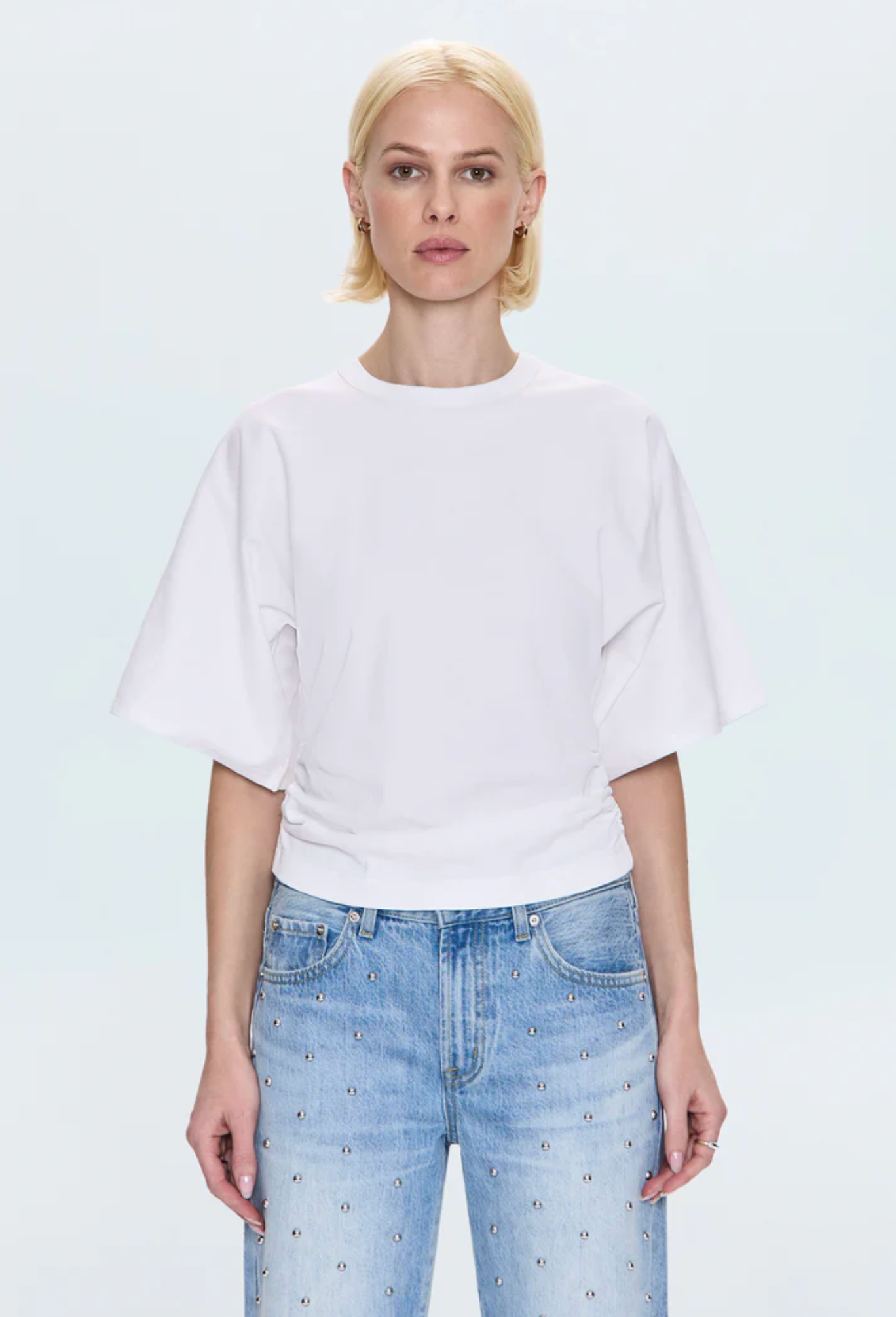 VERONICA KIMONO SLEEVE FITTED TEE