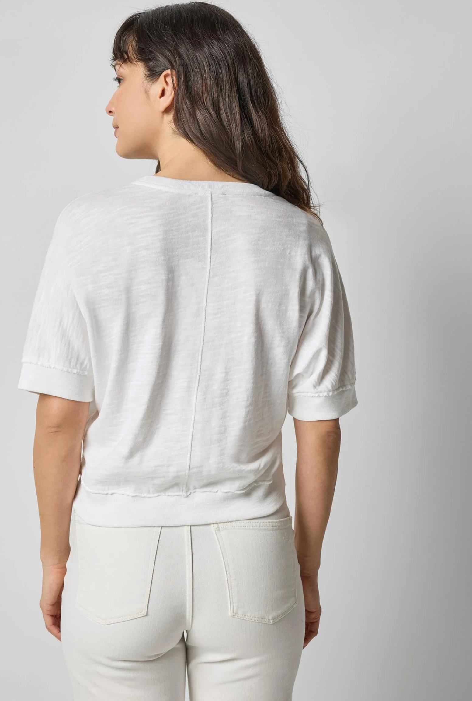 RIB TRIM SHORT SLEEVE TEE