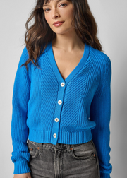 SHRUNKEN V-NECK CARDIGAN