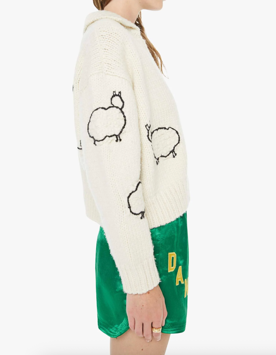 CROP RAQUETTE CARDIGAN