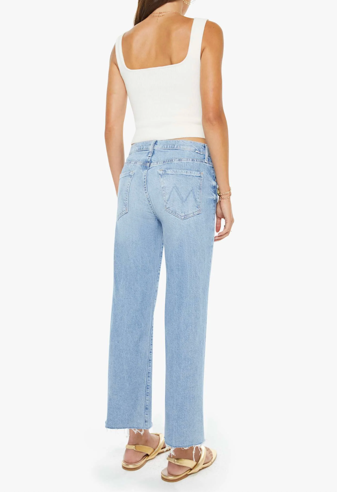 MID RISE RAMBLER ZIP ANKLE FRAY