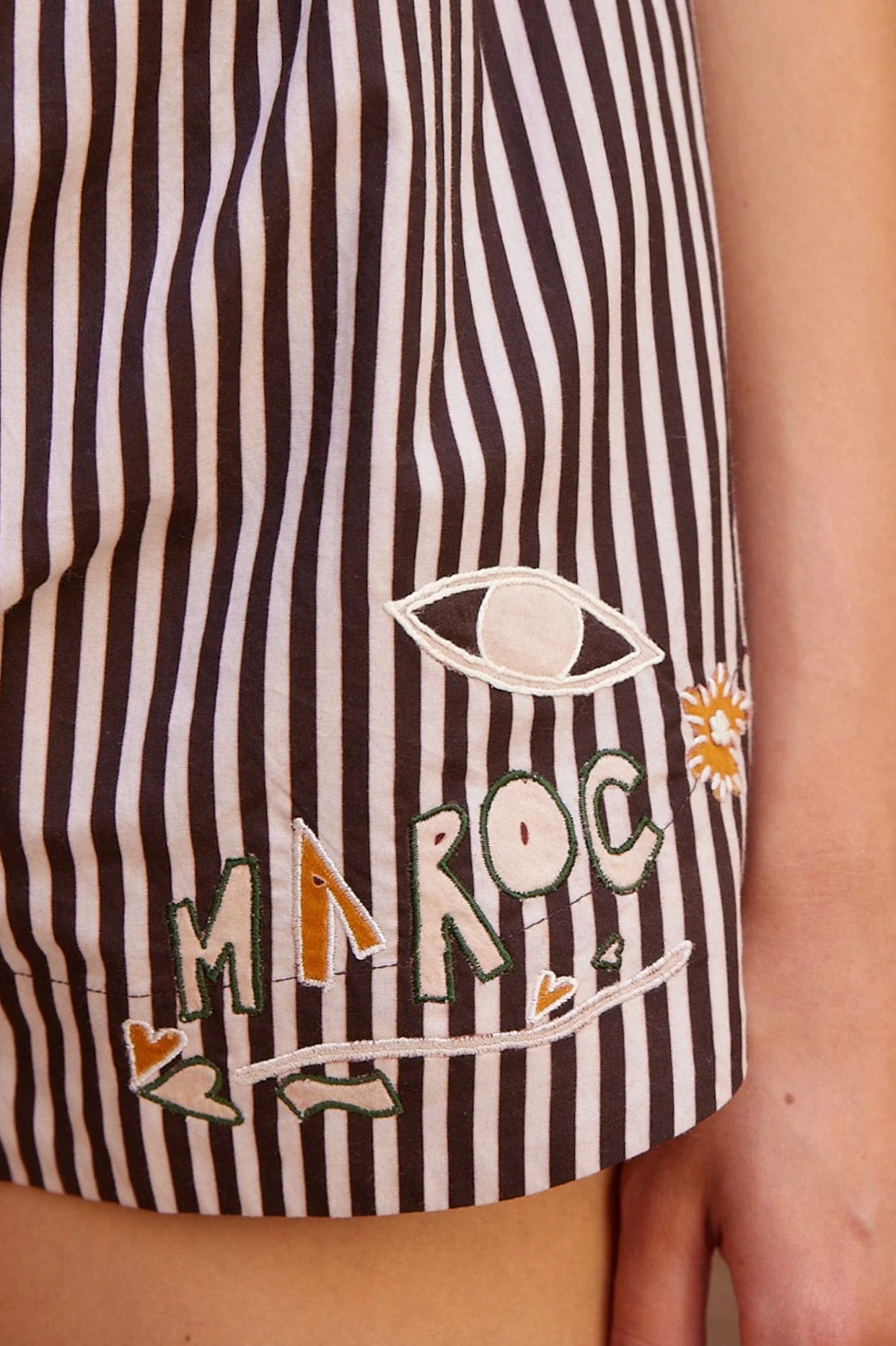 SIROCCO EMBROIDERED SHORTS