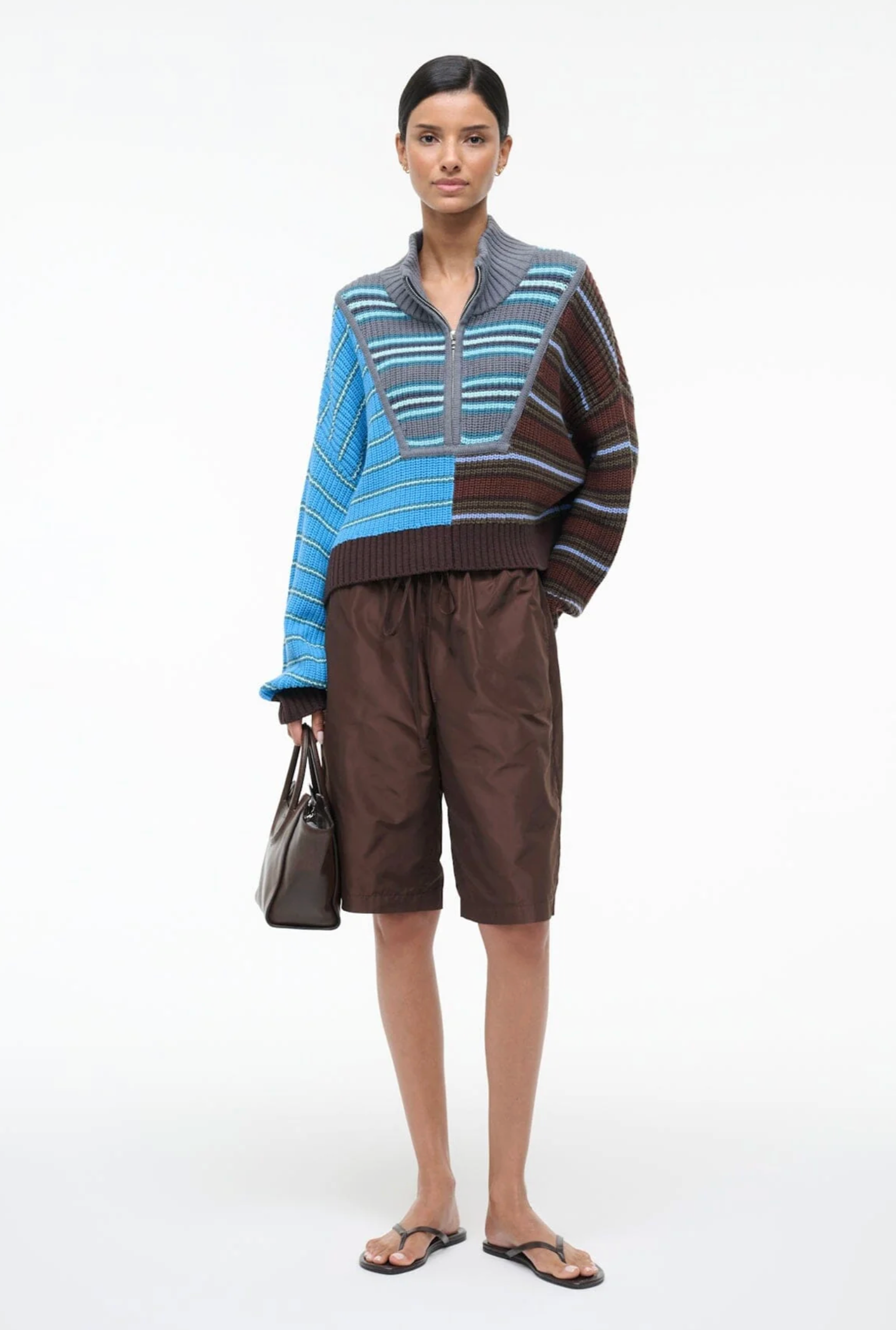 CROPPED HAMPTON SWEATER