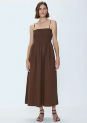 BIANCA SHIRRED BODICE DRESS