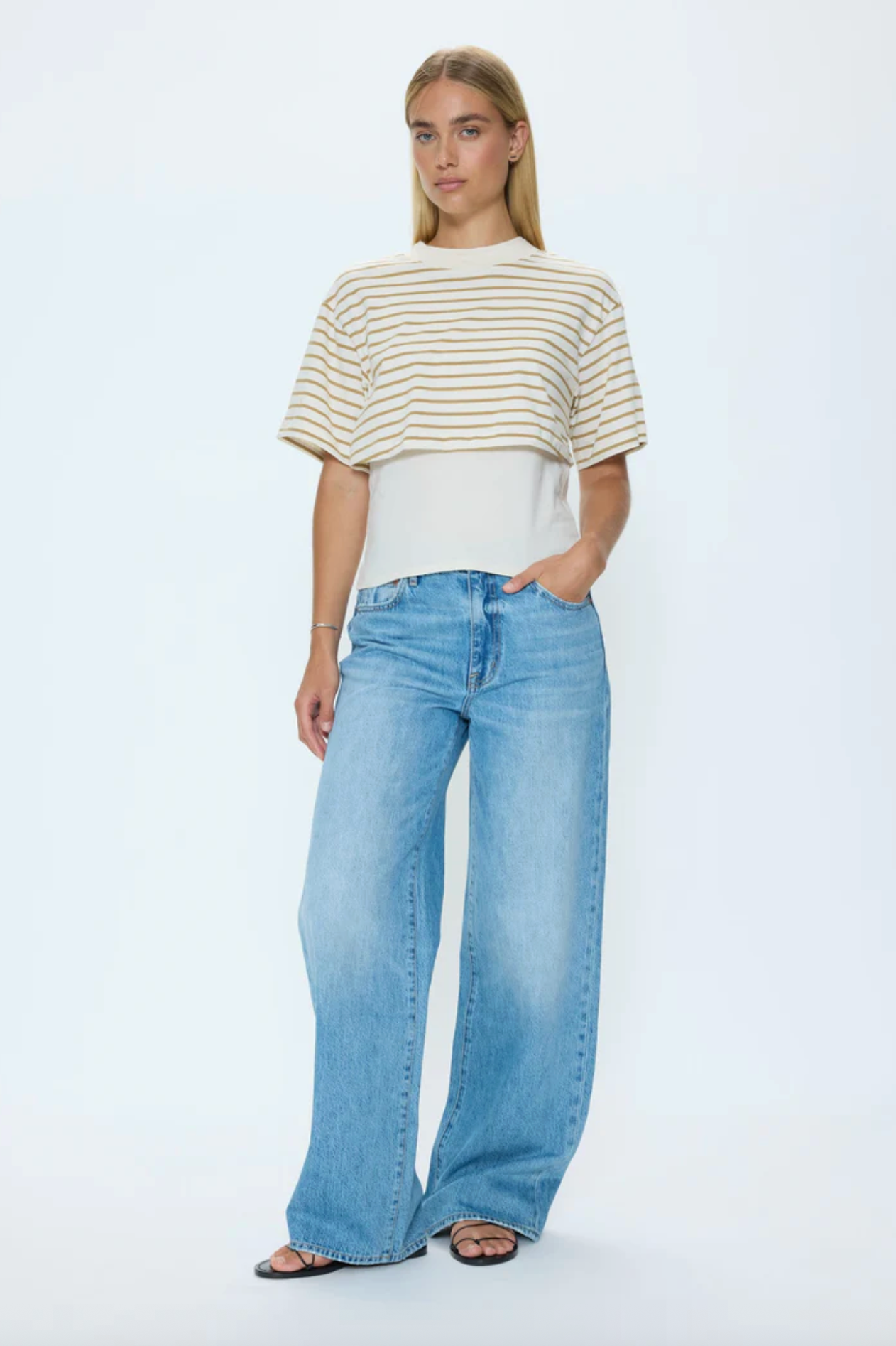 CAMRYN BOXY TEE OVERLAY