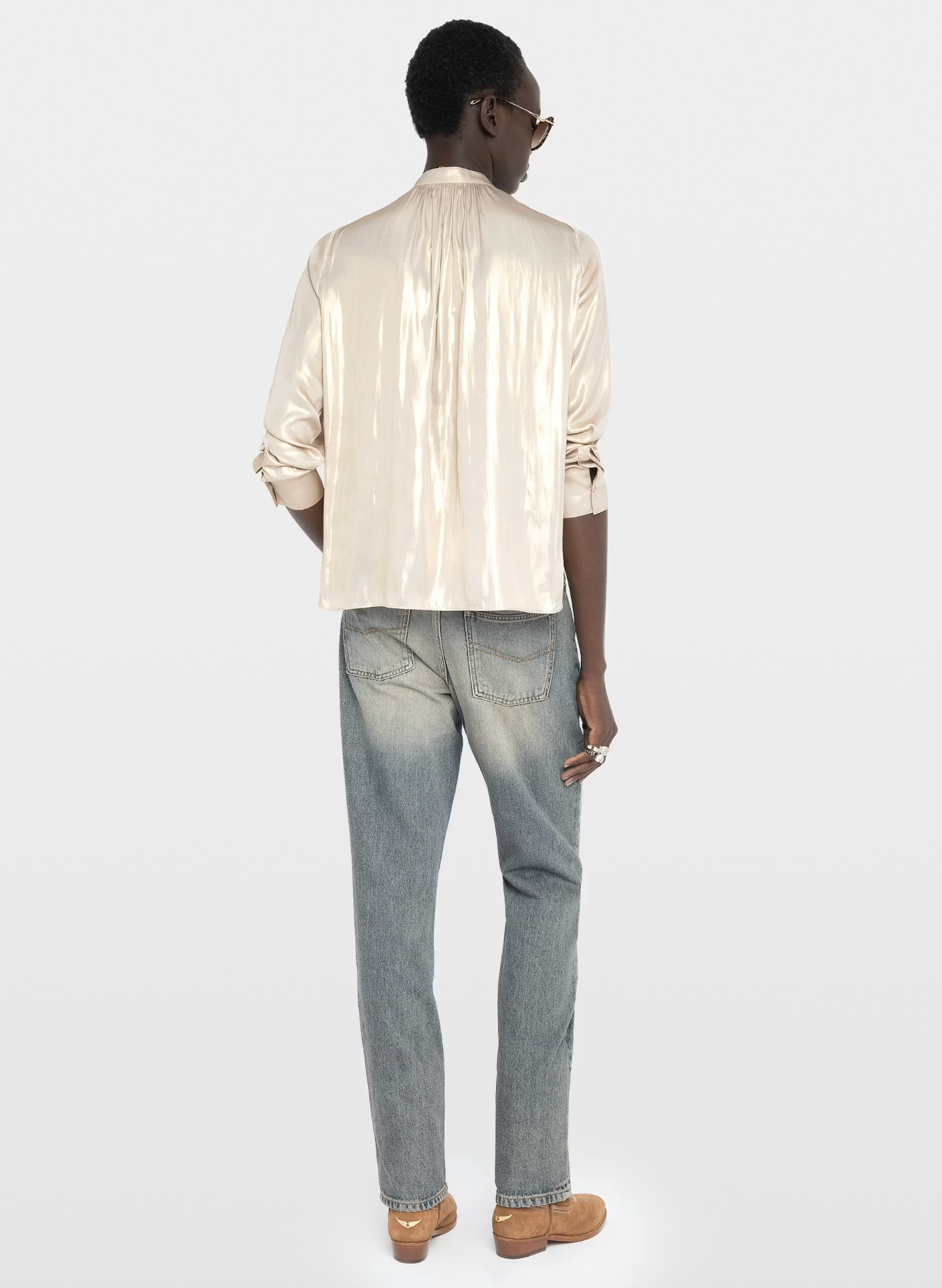 TINK SATIN BLOUSE